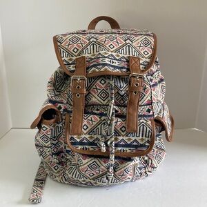 Mudd Aztec Multicolor Drawstring Backpack-Final Clearance Price